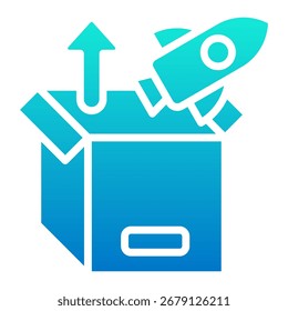 Elemento De Icono De Lanzamiento De Producto Para Diseño Y Vector