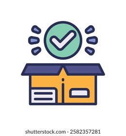 product launch icon. vector filled color icon for your website, mobile, presentation, and logo design.