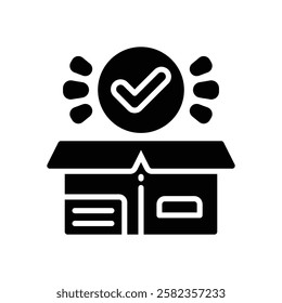 product launch icon. vector glyh icon for your website, mobile, presentation, and logo design.