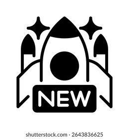 Product Launch Line Icon, Outline Symbol for Brand Introduction, Market Entry, Promotion Campaign, Strategic Rollout, and Customer Awareness. Vector Sign Icon.