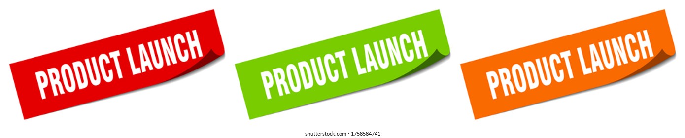 product launch sticker. product launch square isolated sign. product launch label