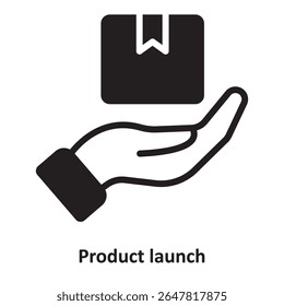 Product launch Vector Icon which can easily modify or edit
