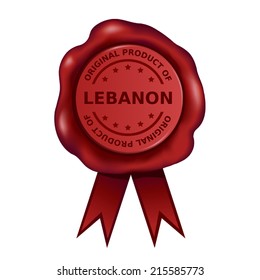 Product Of Lebanon Wax Seal