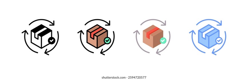 Product Life Cycle Icon Element For Design