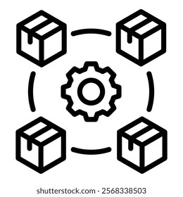 Product Lifecycle Icon Element For Design