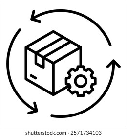 Product Lifecycle Icon Element For Design