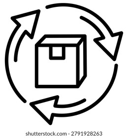 Product Lifecycle Icon Element For Design