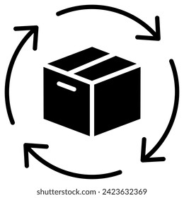 Product Lifecycle icon line vector illustration