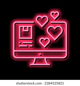 product like feedback neon light sign vector. product like feedback illustration