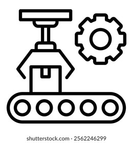Product Line Management Icon Element For Design
