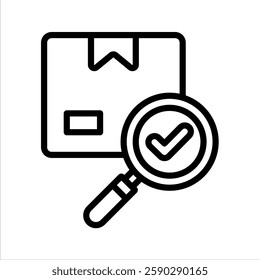 Product Line Vector Illustration On White Background.