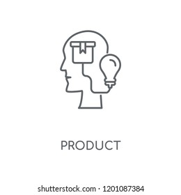 Product linear icon. Product concept stroke symbol design. Thin graphic elements vector illustration, outline pattern on a white background, eps 10.