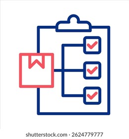 Elemento Ícone Da Lista De Produtos Para Design