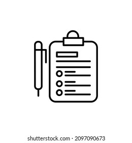 Product List Icon In Vector. Logotype