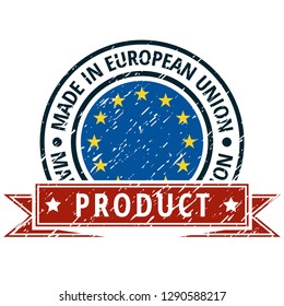 Product Made in European Union illustration