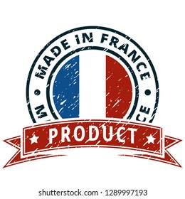 Product Made in France button illustration