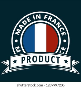 Product Made in France button illustration