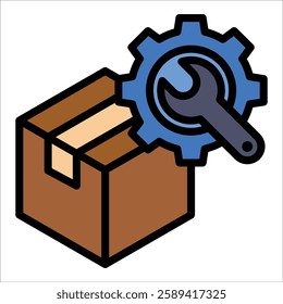 Product Maintenance Icon Element For Design