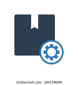 Product Management Icon - Box Packaging
