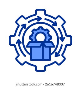 Product Management Icon Element For Design