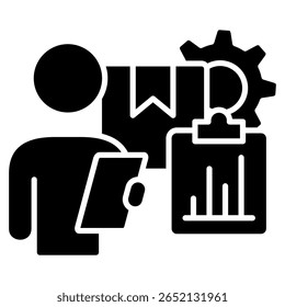 Product Management Icon Element For Design