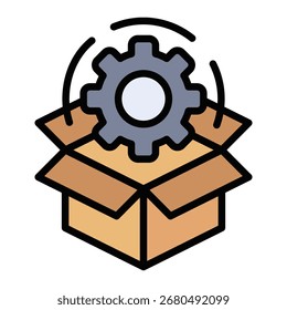 Product Management Icon Element For Design