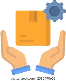 Product Management Icon Flat Vector Illustration