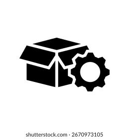 Product Management Icon Glyph Vector Illustration