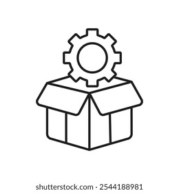 Product management icon. isolated vector icon.