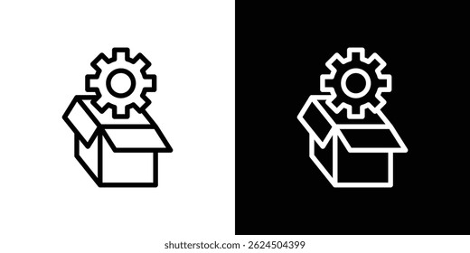 Product management icon. Logotype vector set