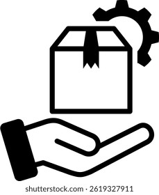 Product Management Icon Mixed Vector Illustration