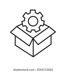 Product management icon. simple vecor icon.