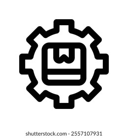 product management icon. vector line icon for your website, mobile, presentation, and logo design.