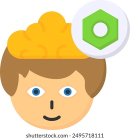 Product Management Line Filled Vector Icon Design