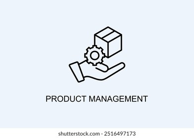Product Management Vector Icon Or Logo Illustration