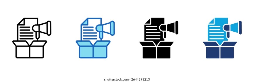 Product Market icon Multi Style Vector Illustration
