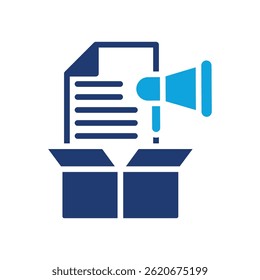 Product Marketing Icon Mixed Vector Illustration
