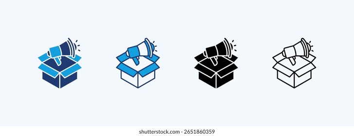 Product Marketing Icon Set Multiple Style Collection