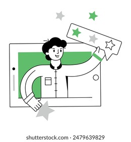 Mini Ilustraciones Lineales de Marketing de Producto