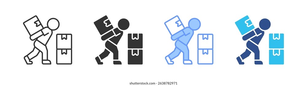 Product Multi Style Icon Set Vector