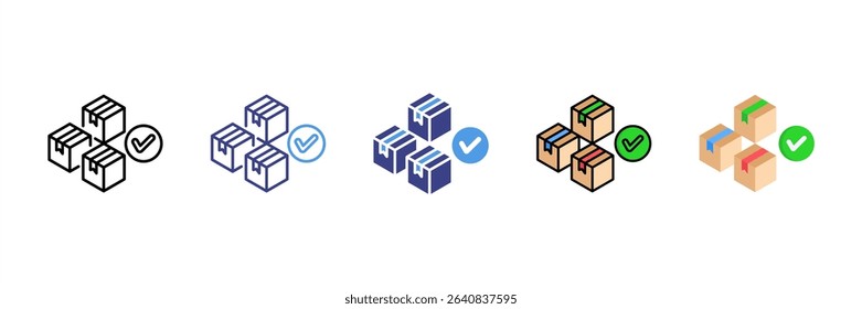 Product Multi Style Icon Set