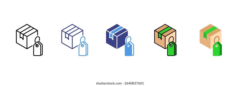 Product Multi Style Icon Set