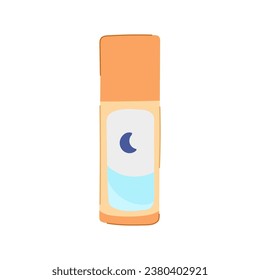 product night cream cartoon. treatment care, container health, serum female product night cream sign. isolated symbol vector illustration