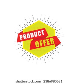 Produkt bietet Design-Vektordesign-Design