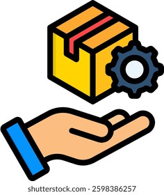 Product Optimization Icon Lineal Color Vector Illustration