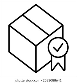 Product Outline Icon Vector Illustration