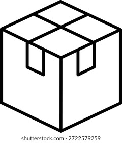 Product Package Box Icon Line Outline Logistics