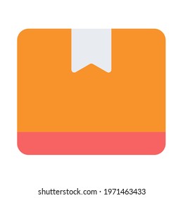 product package item box single isolated icon with flat style