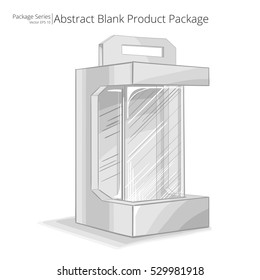 Product Package. Vector, Illustration of a Product Package. Sketch style. Packing series.