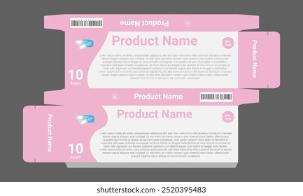  product packaging design templates, Medical box packaging design